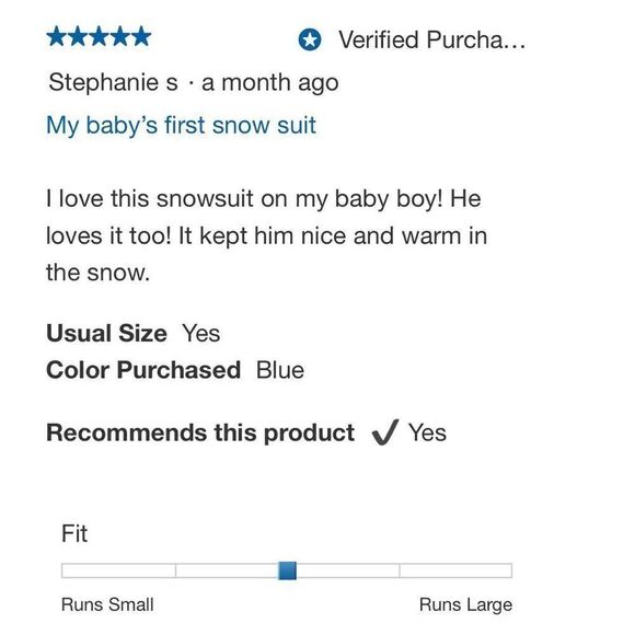 NEW! Snozu Baby 1-piece Cozy Snowsuit for Boy Girl Unisex, Blue - Picture 13 of 15